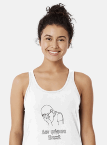 T-shirt Head in Hands I didn't vote for Brexit in Greek.